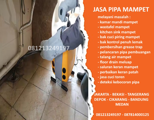 JASA PERBAIKAN SALURAN PIPA SUMBAT MAMPET DI MEDAN