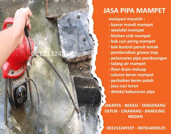 tukang saluran pipa mampet medan